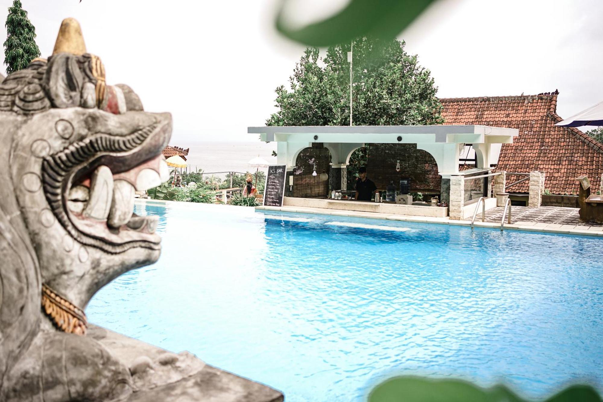 Amed Cafe & Hotel Kebun Wayan Buitenkant foto